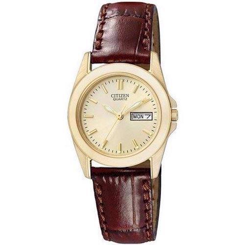 Image of Citizen Elegance Quartz forgyldt Quartz Dame ur, model EQ0562-03PE